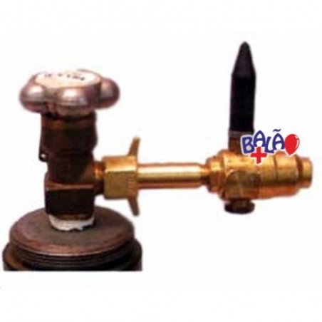 Adaptador para garrafa de hélio