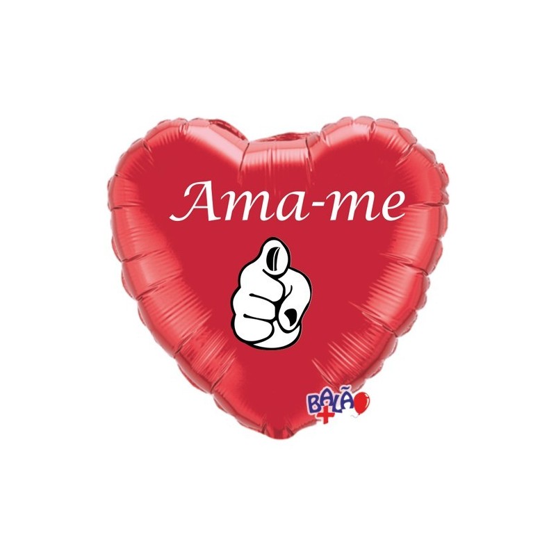 45cm Ama-me Heart Balloon