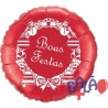 45cm Boas Festas Balloon