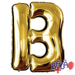 Spelling Balloon Letra de 40'' Dourado