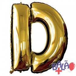Spelling Balloon Letra de 40'' Dourado