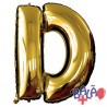 Spelling Balloon Letra de 40'' Dourado