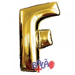 Spelling Balloon Letra de 40'' Dourado