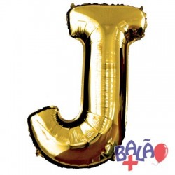 Spelling Balloon Letra de 40'' Dourado