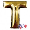 Spelling Balloon Letra de 40'' Dourado