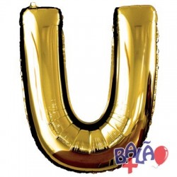 Spelling Balloon Letra de 40'' Dourado