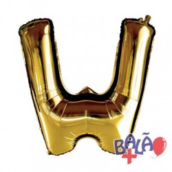 Spelling Balloon Letra de 40'' Dourado
