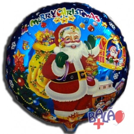Globo Redondo Merry Christmas 45cm