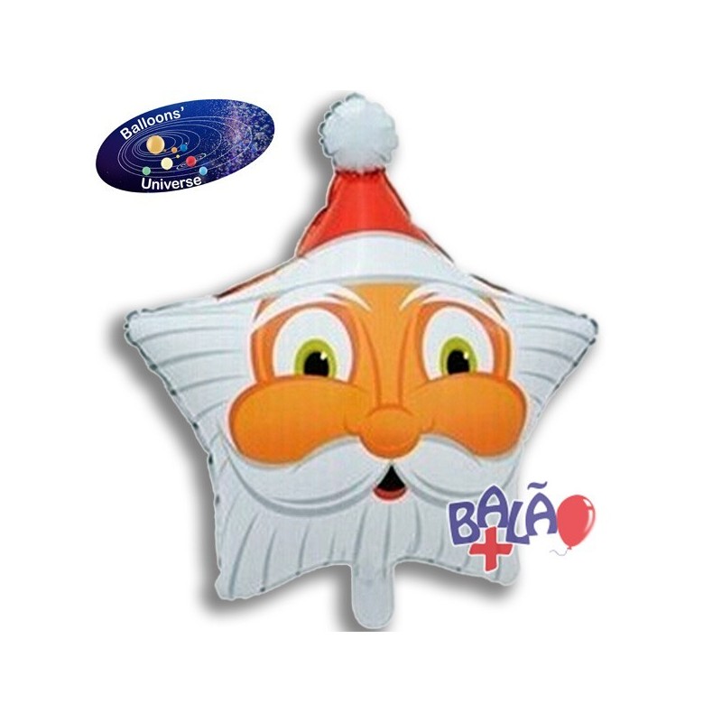 Balloon Star Santa Claus 45cm