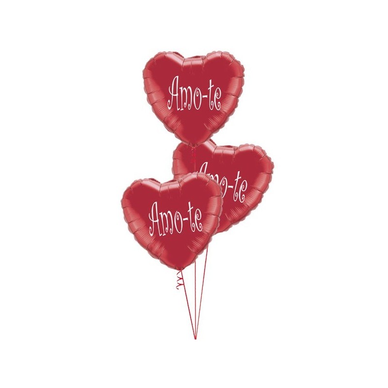 Amo-te balloon Bouquet