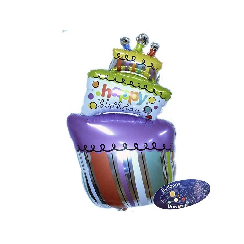 Globo De Pastel De Cumpleaños 104cm