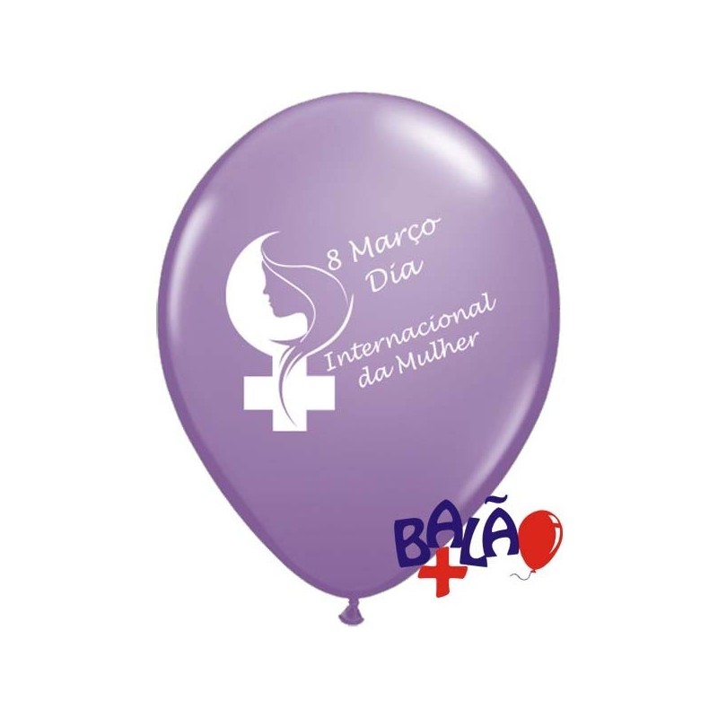 Balão dia da mulher 8 de Março