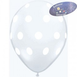 Balloon 30cm with polka dots
