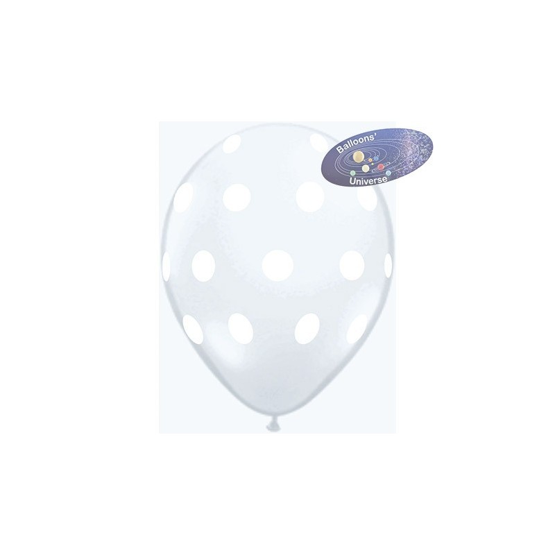 Balloon 30cm with polka dots