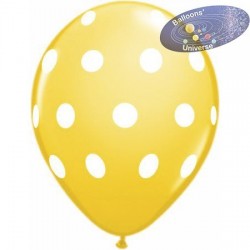 Balloon 30cm with polka dots