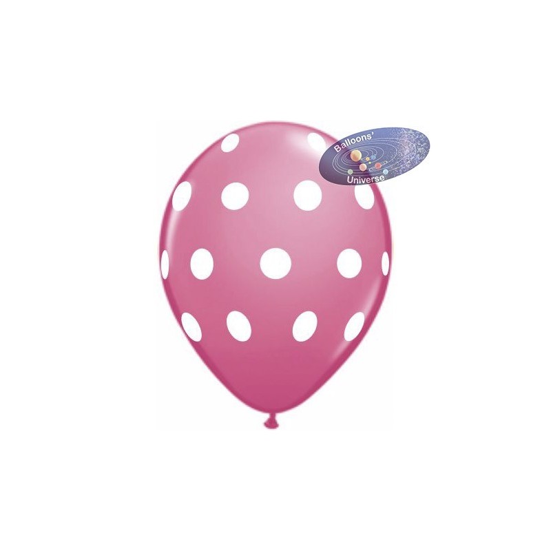 Balloon 30cm with polka dots