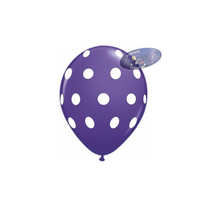 Balloon 30cm with polka dots
