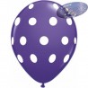 Balloon 30cm with polka dots