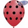 Balloon 30cm with polka dots