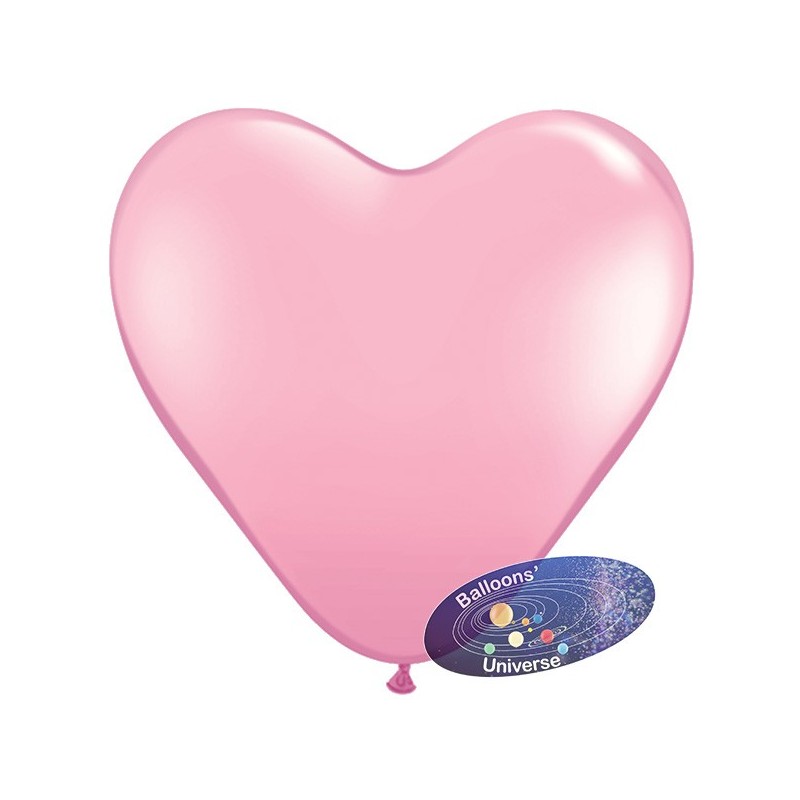Globo corazón 13cm Rosa