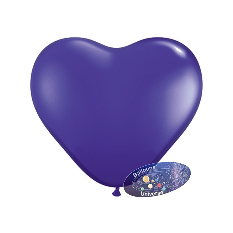 Balão coração 13cm Roxo