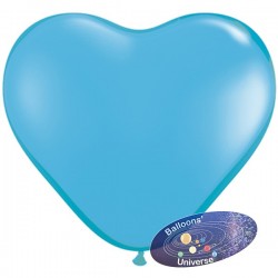 Balão coração de 30cm Azul Claro