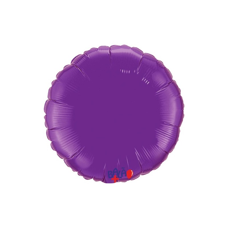 Balão Redondo de 23cm Roxo