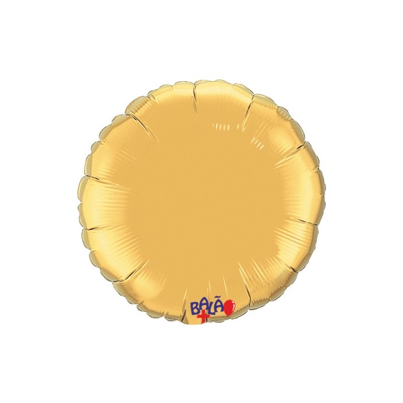 Balão Redondo de 90cm Dourado