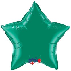 Balão Estrela de 23cm Verde