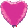 Balão Coração de 23cm Rosa Fuchsia