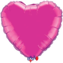 Balão Coração de 90cm Rosa...
