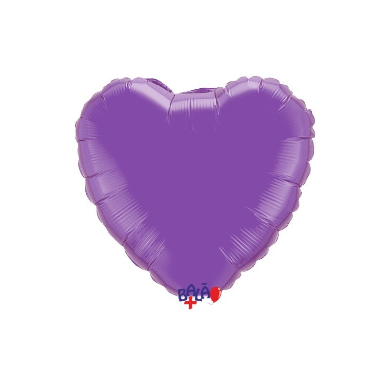 Balão Coração de 90cm Roxo