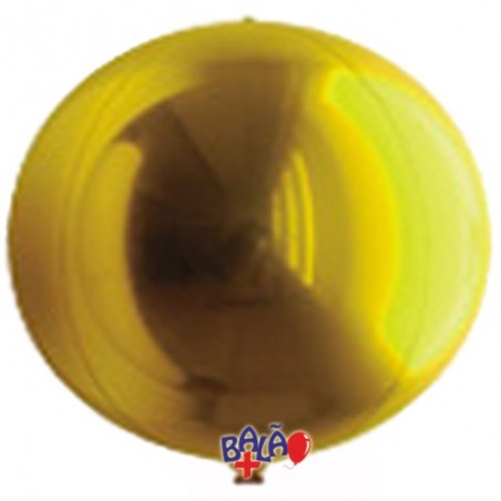 Balão Espelho de 40cm Dourado