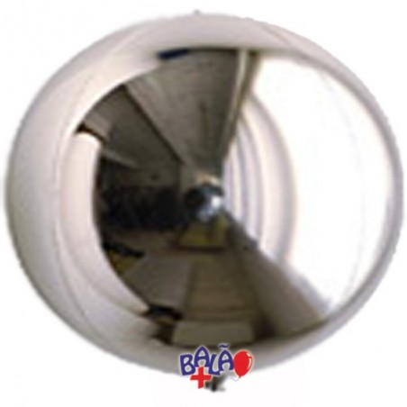 25cm Silver Mirror Balloon