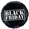 Black Friday 45cm Round Balloon