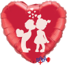 45cm Heart Balloon Boys