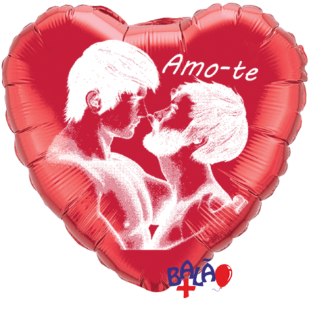 Balão Coração de 45cm Amo-te E&E