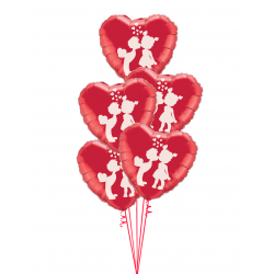 Bouquet de balões dia dos namorados