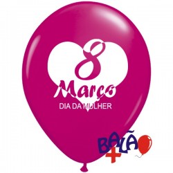 Balão 30cm Dia Internacional da Mulher