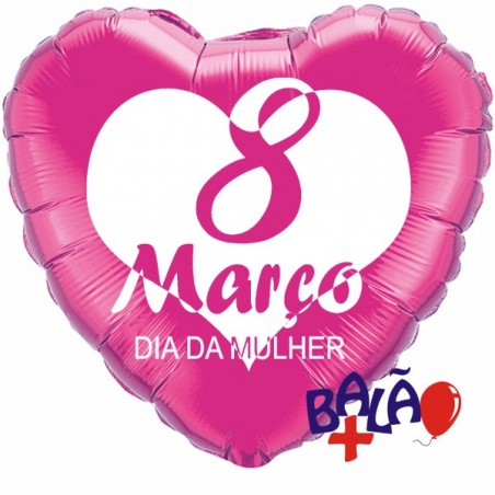 Balão 8 de Março Dia da Mulher
