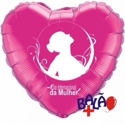 45cm Heart Balloon International Women's Day