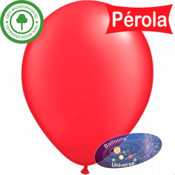 Balão 13cm Vermelho Paixão Pérola