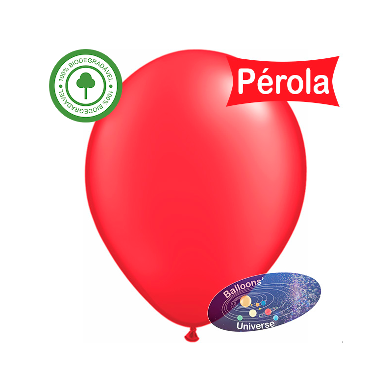 13cm Pearl Red Balloon