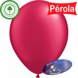 Balão 13cm Bordô Pérola