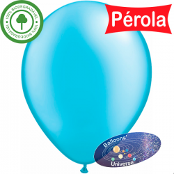 Balão 13cm Azul Céu Pérola