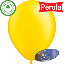 Balão 13cm Amarelo Pérola