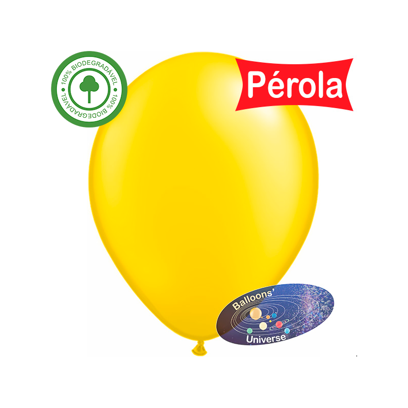 13cm Pearl Yellow Balloon 13cm Pearl Yellow Balloon