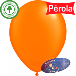 Balão 30cm Laranja Pérola