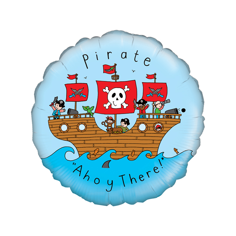 18'' Pirate Round Foil Balloon