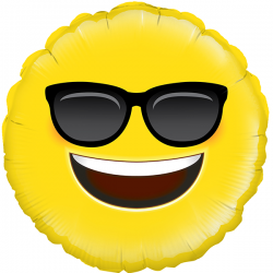Balão Foil Redondo 18'' Cool Emoji